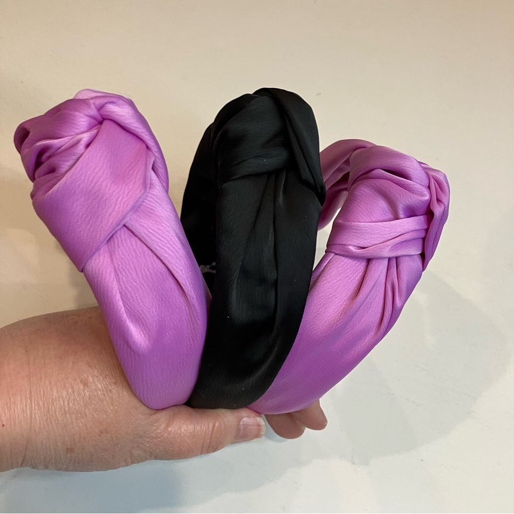 🔴 Stylish Headbands in Pink & Black